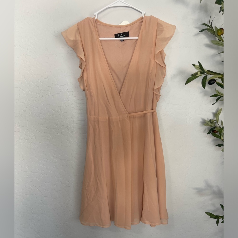Lulus Mini Wrap Dress